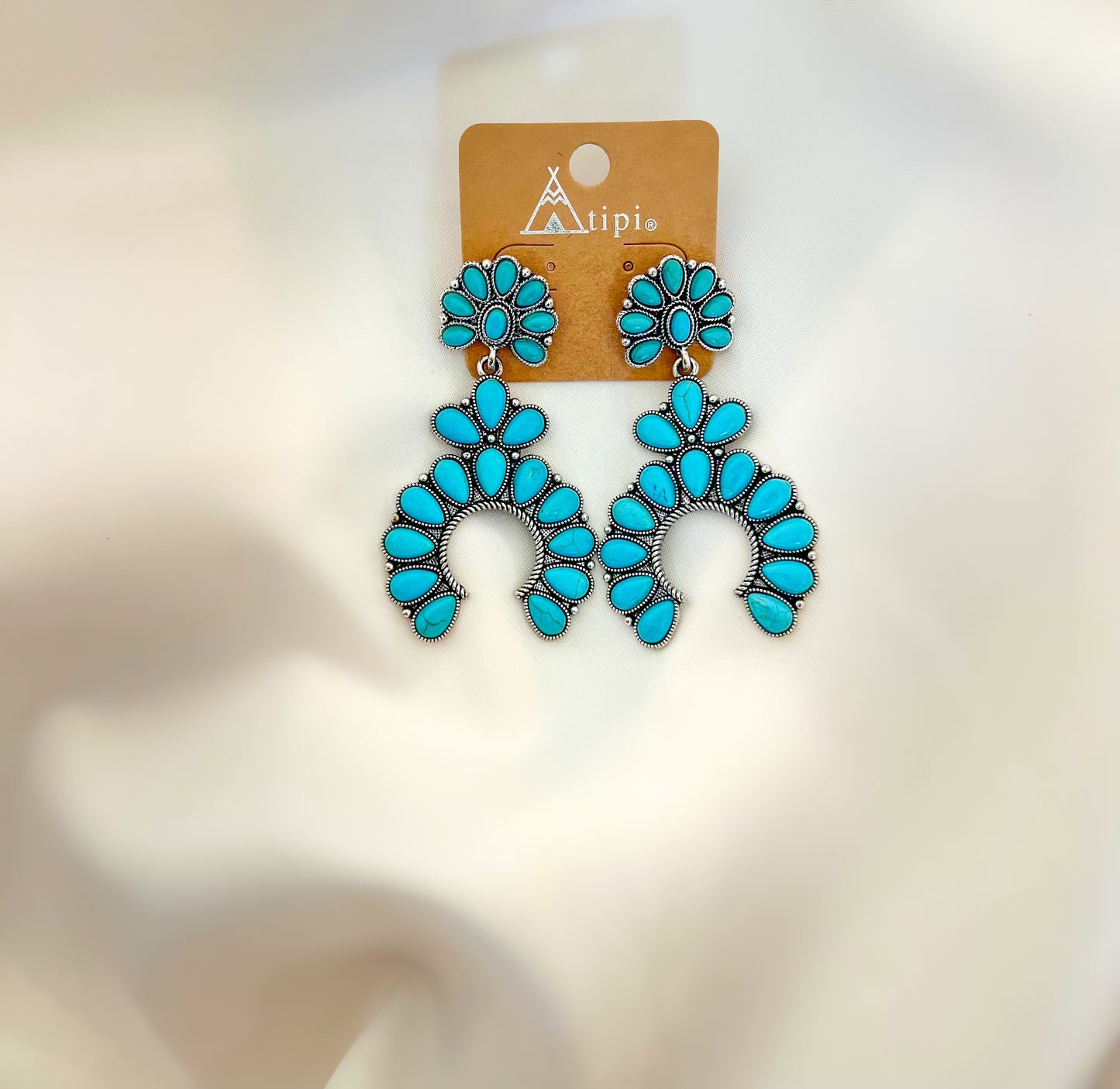 Jade western earrings